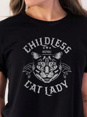 Childless Cat Lady Shirt Rocker Tee Childless Cat Lady Tshirt Kamala Harris Merch Harris For President riracha 2