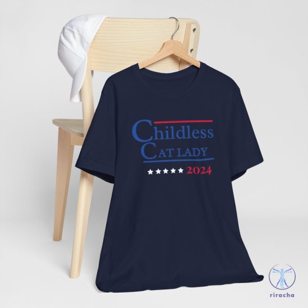 Childless Cat Lady Shirt Cat Lady For President Shirt Childless Cat Lady Tshirt Kamala Harris Merch Harris For President riracha 2