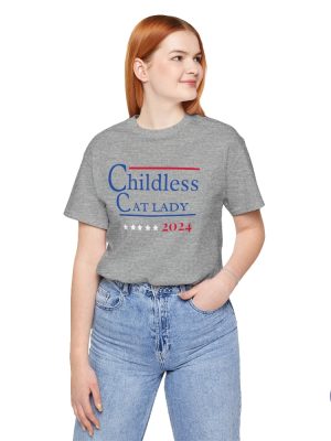 Childless Cat Lady Shirt Cat Lady For President Shirt Childless Cat Lady Tshirt Kamala Harris Merch Harris For President riracha 3