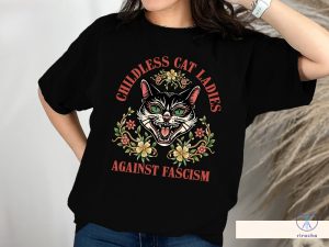 Childless Cat Lady Tshirt Kamala Harris Merch Harris For President Childless Cat Lady Shirt riracha 3