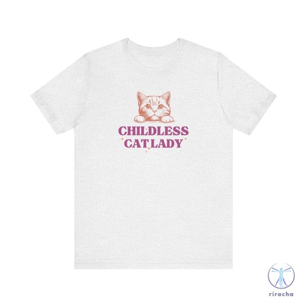 Childless Cat Lady Kamala Shirt A Bunch Of Childless Cat Ladies Childless Cat Lady Shirt riracha 3