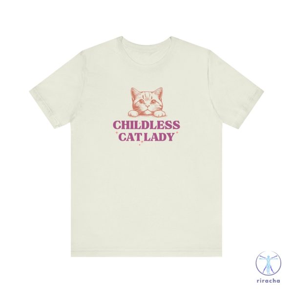 Childless Cat Lady Kamala Shirt A Bunch Of Childless Cat Ladies Childless Cat Lady Shirt riracha 8