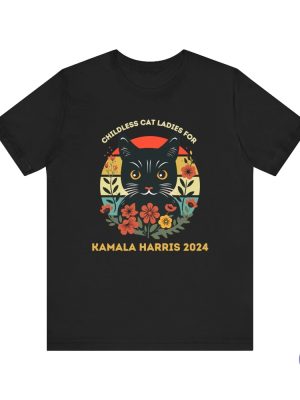 Childless Cat Ladies For Kamala Harris 2024 Kamala Shirt Harris 2024 Shirt Childless Cat Lady Shirt riracha 3