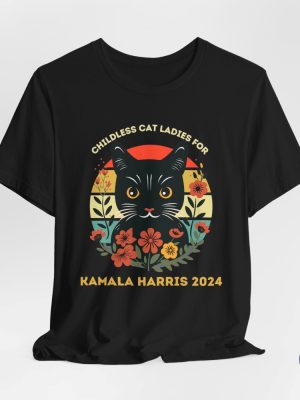 Childless Cat Ladies For Kamala Harris 2024 Kamala Shirt Harris 2024 Shirt Childless Cat Lady Shirt riracha 4