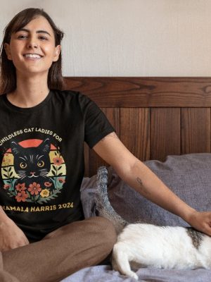 Childless Cat Ladies For Kamala Harris 2024 Kamala Shirt Harris 2024 Shirt Childless Cat Lady Shirt riracha 6