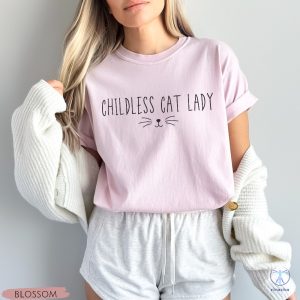 Childless Cat Lady Tshirt 2024 Election Political Shirts Childless Cat Lady Shirt riracha 2