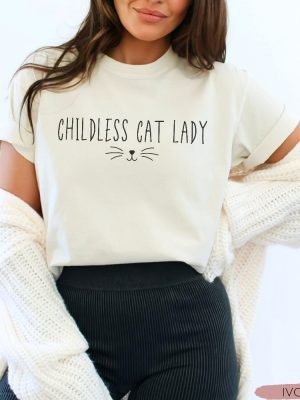 Childless Cat Lady Tshirt 2024 Election Political Shirts Childless Cat Lady Shirt riracha 4