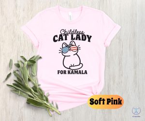 Childless Cat Lady For Kamala Shirt Vote Blue 2024 Democrat Tshirt Pro Democracy Tee Childless Cat Lady Shirt riracha 5