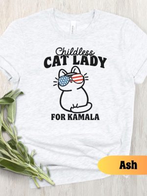 Childless Cat Lady For Kamala Shirt Vote Blue 2024 Democrat Tshirt Pro Democracy Tee Childless Cat Lady Shirt riracha 6