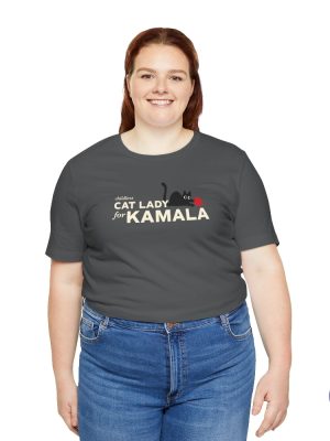 Childless Cat Lady For Kamala Unisex T Shirt Kamala Harris T Shirt Kamala Shirt Childless Cat Lady Shirt riracha 3