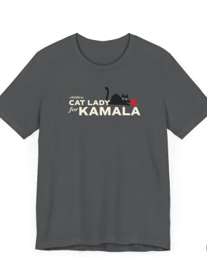 Childless Cat Lady For Kamala Unisex T Shirt Kamala Harris T Shirt Kamala Shirt Childless Cat Lady Shirt riracha 4