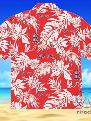 Red Sox Hawaiian Shirt Red Sox Button Up Shirt riracha 2