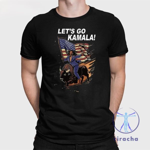 Lets Go Kamala Harris Bull Riding Shirt Lets Go Kamala Harris Bull Riding T Shirt riracha 1