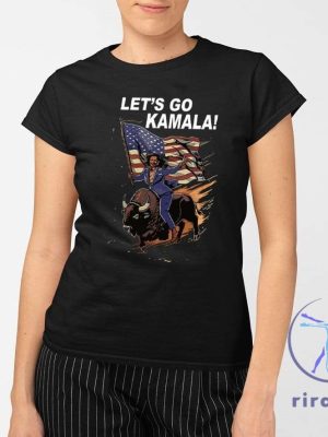 Lets Go Kamala Harris Bull Riding Shirt Lets Go Kamala Harris Bull Riding T Shirt riracha 2