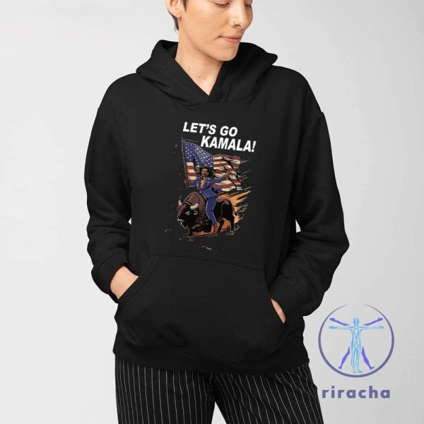 Lets Go Kamala Harris Bull Riding Shirt Lets Go Kamala Harris Bull Riding T Shirt riracha 3