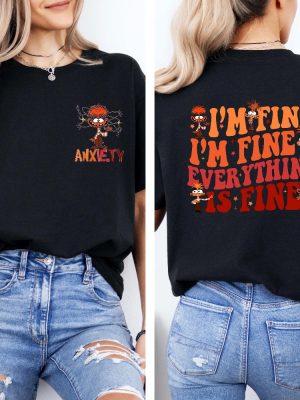 Anxiety Im Fine Everything Is Fine Shirt Disney Inside Out Shirt Its Fine Im Fine Everything Is Fine Shirt riracha 3