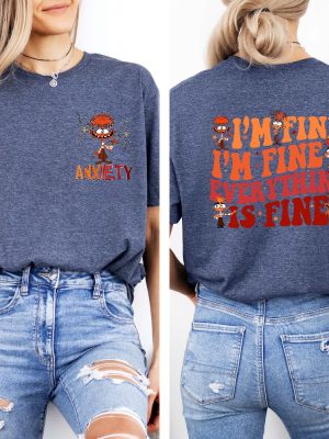 Anxiety Im Fine Everything Is Fine Shirt Disney Inside Out Shirt Its Fine Im Fine Everything Is Fine Shirt riracha 4