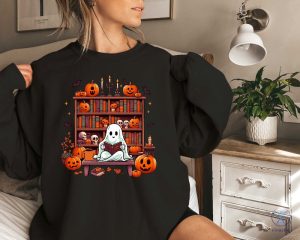 Retro Ghost Shirt Vintage Floral Ghost Halloween Shirt Flower Halloween Shirt Cute Ghost Shirt riracha 2 1