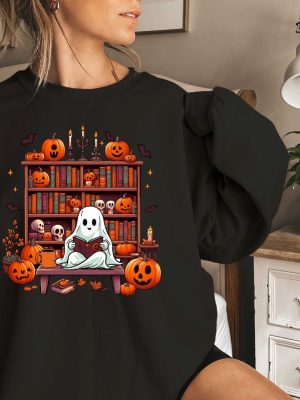 Retro Ghost Shirt Vintage Floral Ghost Halloween Shirt Flower Halloween Shirt Cute Ghost Shirt riracha 2 1