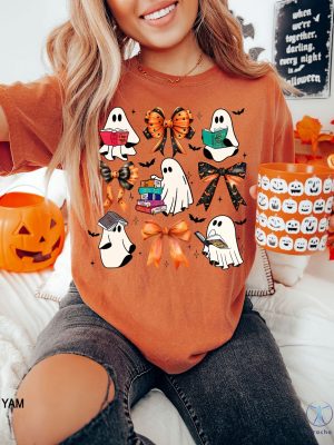 Ghost Shirt Spooky Shirt Halloween T Shirt Cute Halloween Shirt Retro Halloween Shirt riracha 3