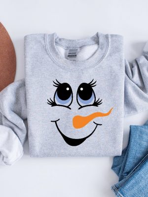 Snowwoman Face Christmas Shirt Cute Holiday Tee Jeezy The Snowman Shirt Snowman Shirt Jeezy riracha 3