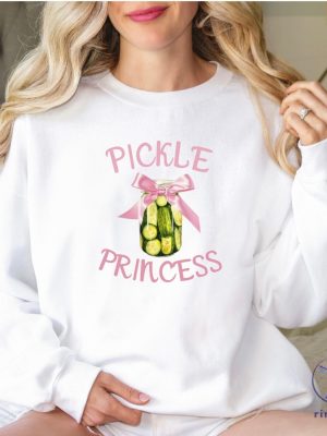 Pickle Princess Sweatshirt Womens Pickle Crewneck Coquette Pickle Shirt Pickle Princess Shirt riracha 2