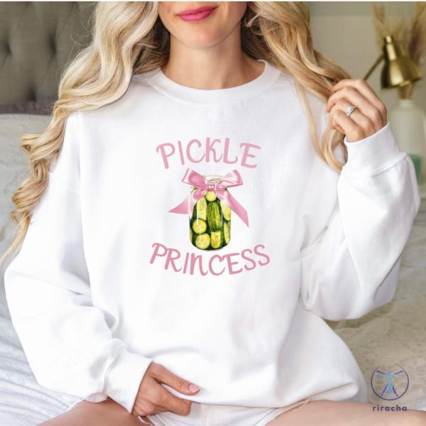 Pickle Princess Sweatshirt Womens Pickle Crewneck Coquette Pickle Shirt Pickle Princess Shirt riracha 3