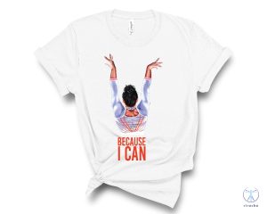 Simone Biles Shirt Because I Can Simone Biles 2021 Olympics Simone Biles T Shirt riracha 4