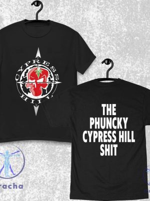 The Phuncky Cypress Hill Shit Skull Land Compass Shirt riracha 2 1