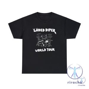 Loded Diper World Tour T Shirt Diary Of A Wimpy Kid Shirt Loded Diper Shirt Loded Diper T Shirt riracha 5 1