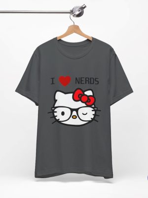 Unisex I Love Nerds Shirt Hello Kitty Shirt Hello Kitty Nerd Shirt Hello Kitty Nerd T Shirt riracha 3