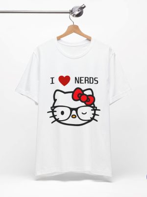 Unisex I Love Nerds Shirt Hello Kitty Shirt Hello Kitty Nerd Shirt Hello Kitty Nerd T Shirt riracha 6