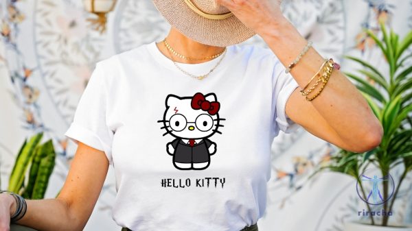 Hello Kitty Harry Potter Shirt Harry Potter Hello Kitty T Shirt Cute Kawaii Shirt Hello Kitty Nerd Shirt riracha 2