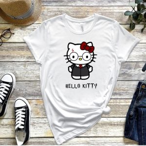 Hello Kitty Harry Potter Shirt Harry Potter Hello Kitty T Shirt Cute Kawaii Shirt Hello Kitty Nerd Shirt riracha 3