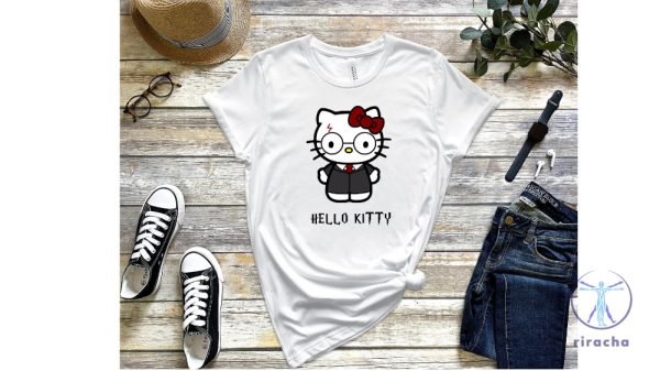 Hello Kitty Harry Potter Shirt Harry Potter Hello Kitty T Shirt Cute Kawaii Shirt Hello Kitty Nerd Shirt riracha 3