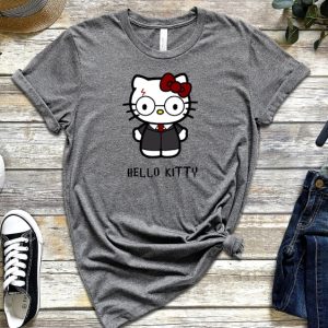 Hello Kitty Harry Potter Shirt Harry Potter Hello Kitty T Shirt Cute Kawaii Shirt Hello Kitty Nerd Shirt riracha 4