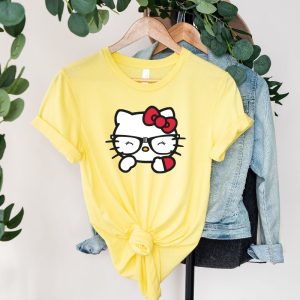 Hello Kitty T Shirt Hello Kitty Tee Disney World Shirt Hello Kitty Nerd Shirt riracha 2