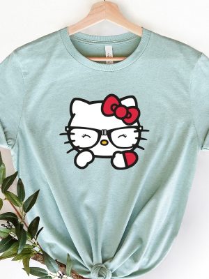 Hello Kitty T Shirt Hello Kitty Tee Disney World Shirt Hello Kitty Nerd Shirt riracha 3