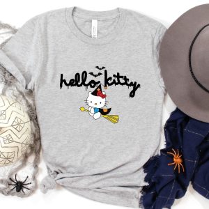 Hello Kitty Characters Shirt Kitty Halloween Shirt Hello Kitty Nerd Shirt riracha 3