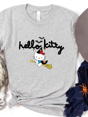 Hello Kitty Characters Shirt Kitty Halloween Shirt Hello Kitty Nerd Shirt riracha 3