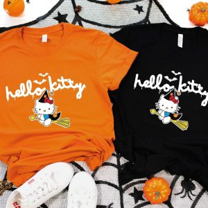 Hello Kitty Characters Shirt Kitty Halloween Shirt Hello Kitty Nerd Shirt riracha 5