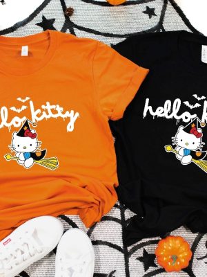 Hello Kitty Characters Shirt Kitty Halloween Shirt Hello Kitty Nerd Shirt riracha 5