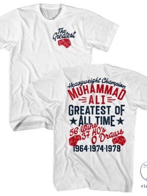 Muhammad Ali Shirt Greatest Boxer Of All Time White Shirt Muhammad Ali T Shirt riracha 2