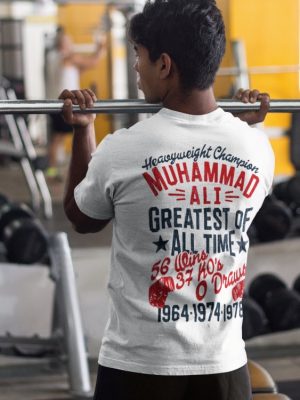 Muhammad Ali Shirt Greatest Boxer Of All Time White Shirt Muhammad Ali T Shirt riracha 4