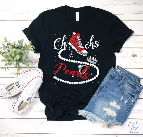 Chucks And Pearls T Shirt 2024 Chucks And Pearls T Shirt riracha 1