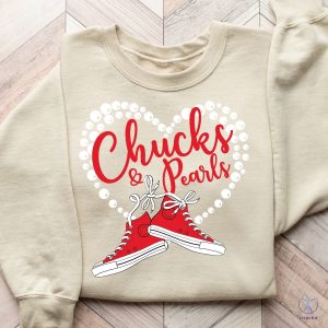 Chucks And Pearls Shirt Madam President 2024 Kamala Harris Shirt Chucks And Pearls T Shirt riracha 6