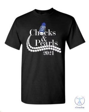 Chucks And Pearls 2024 Shirt Kamala Harris For President Chucks And Pearls T Shirt riracha 2