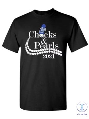 Chucks And Pearls 2024 Shirt Kamala Harris For President Chucks And Pearls T Shirt riracha 2