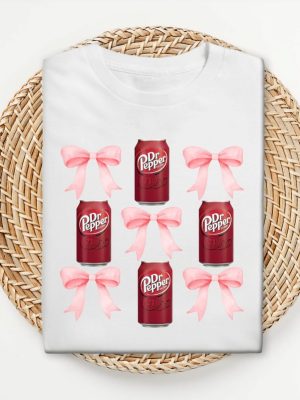 Pink Bow Coquette Dr Pepper Sweatshirt Dr Pepper Merchandise Dr Pepper T Shirt Dr Pepper Shirt riracha 2