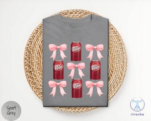 Pink Bow Coquette Dr Pepper Sweatshirt Dr Pepper Merchandise Dr Pepper T Shirt Dr Pepper Shirt riracha 6